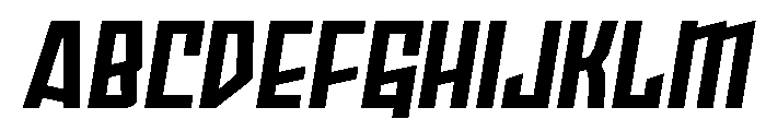 Splashpoint Semi-Italic FONT