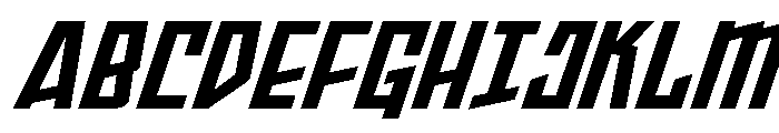 Splashpoint Super-Italic Font UPPERCASE