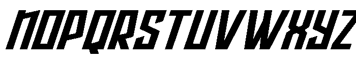 Splashpoint Super-Italic Font UPPERCASE