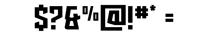 Splashpoint Font OTHER CHARS