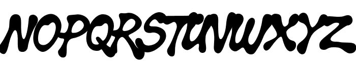 Splatink PERSONAL USE Regular Font UPPERCASE