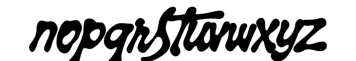 Splatink PERSONAL USE Regular Font LOWERCASE
