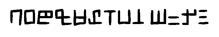 Splatoon - Cephaloblock Medium Font UPPERCASE
