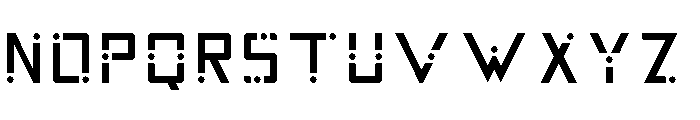 Splints Regular Font UPPERCASE