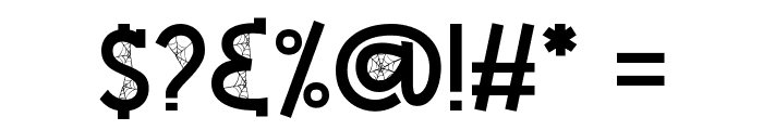 SpokySpider-Regular Font OTHER CHARS