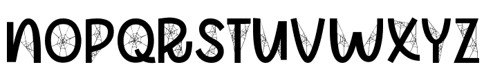 SpokySpider-Regular Font UPPERCASE