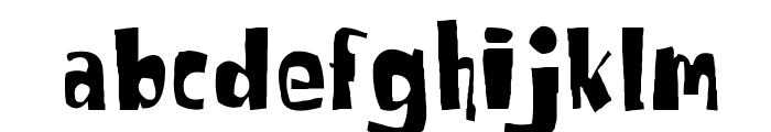SpongeFont SquareType Font LOWERCASE
