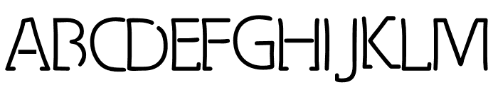 Spongy-Regular Font UPPERCASE
