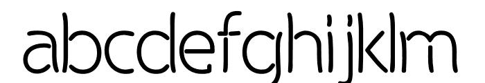 Spongy-Regular Font LOWERCASE