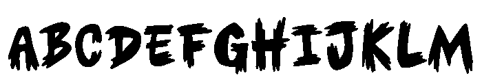 Spookery Font UPPERCASE