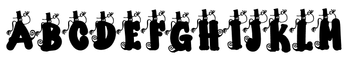 Spooky Barbiey Font UPPERCASE