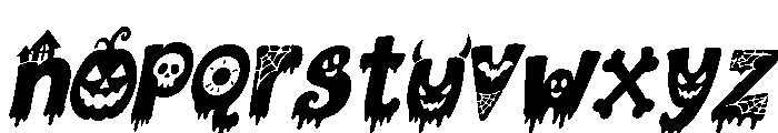 Spooky Bites Italic Demo Italic Font LOWERCASE