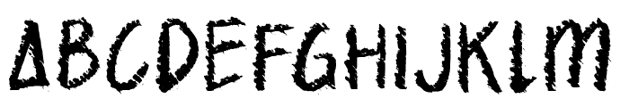 Spooky Crack Font LOWERCASE