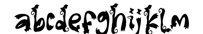 Spooky Halloween - Personal Use Font LOWERCASE