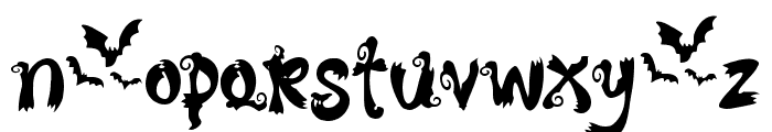 Spooky Halloween - Personal Use Font LOWERCASE