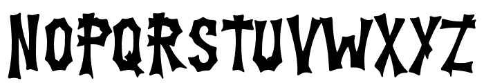 Spooky Hill - Personal Use Font UPPERCASE