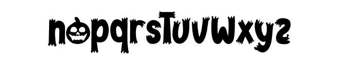 Spooky Hunter - Personal Use Font LOWERCASE