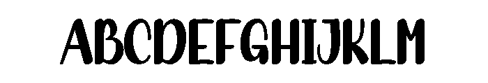 Spooky Island Font UPPERCASE