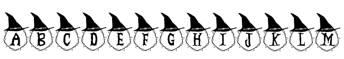 Spooky Monogram Font LOWERCASE