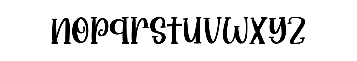 Spooky Party Font LOWERCASE