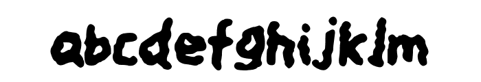 Spooky Squiggles Font LOWERCASE