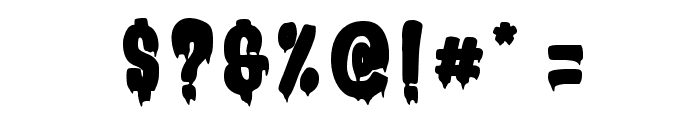 SpookyMonster-Regular Font OTHER CHARS