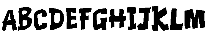 SpookyyRegular Font UPPERCASE