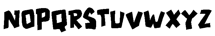 SpookyyRegular Font LOWERCASE