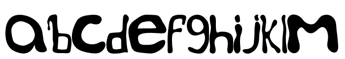 SpoookyDrips-Regular Font LOWERCASE