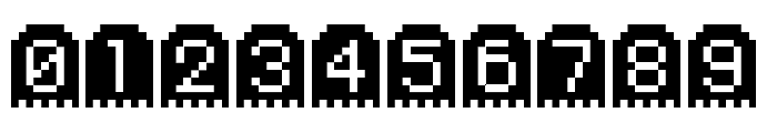 Spoopy Ghost Pixels Font OTHER CHARS