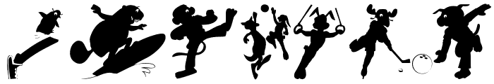SportsAnimals Font OTHER CHARS