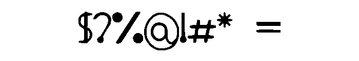 SprangledEggs Font OTHER CHARS