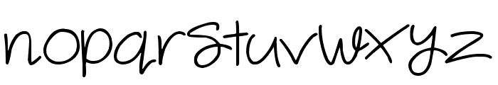 Spring in my step Font LOWERCASE