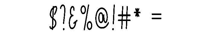 Springlove2 Font OTHER CHARS