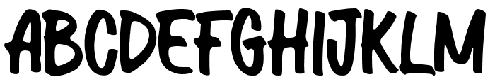 Springtown Upright PERSONAL Regular Font UPPERCASE