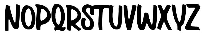 Springtown Upright PERSONAL Regular Font UPPERCASE