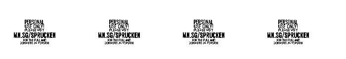 Sprucken PERSONAL USE Regular Font OTHER CHARS