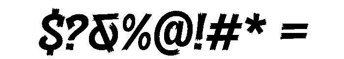 Sprucken PERSONAL USE Regular Font OTHER CHARS