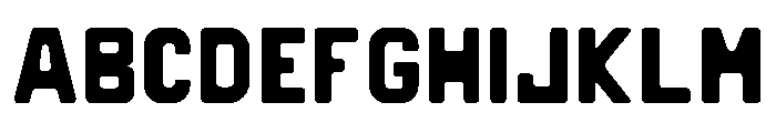 Spud Regular Font UPPERCASE