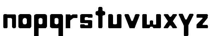 Spud Regular Font LOWERCASE