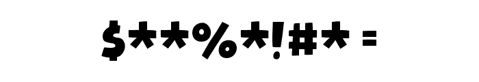 Spunky Piano DEMO Font OTHER CHARS