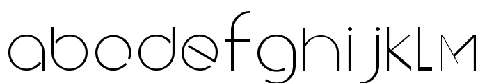 space 1 Font LOWERCASE