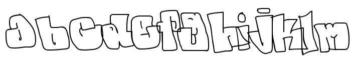 spanky  20 second version Font LOWERCASE