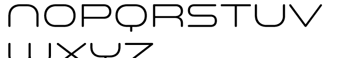 Space Colony Light Font UPPERCASE