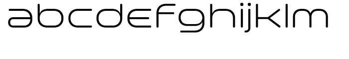 Space Colony Light Font LOWERCASE