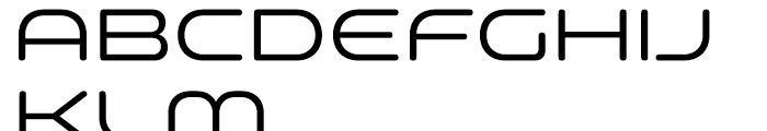 Space Colony Regular Font UPPERCASE