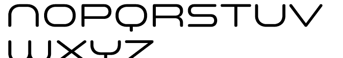 Space Colony Regular Font UPPERCASE