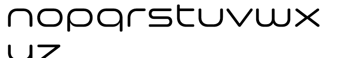 Space Colony Regular Font LOWERCASE