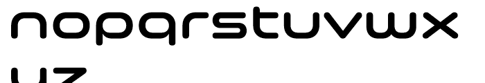 Space Colony SemiBold Font LOWERCASE