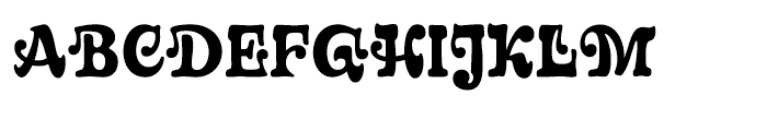 Spadina Regular Font UPPERCASE